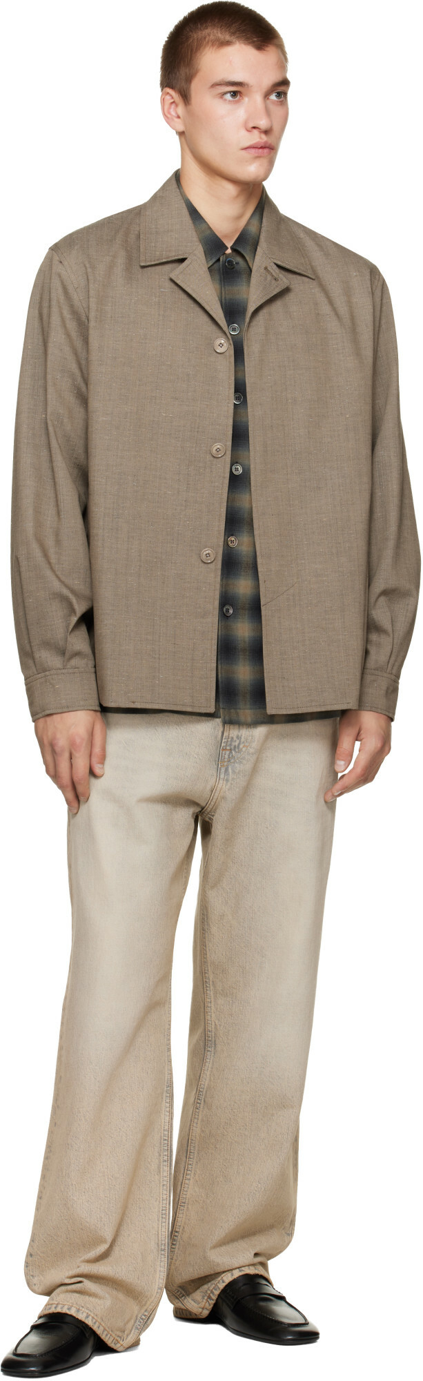 OUR LEGACY Brown Pack Blazer