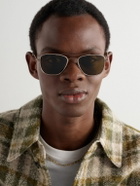 Mr Leight - Navigator S Aviator-Style Metal Sunglasses
