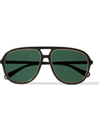 Gucci Eyewear - Navigator Aviator-Style Acetate and Gold-Tone Sunglasses