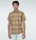 Burberry - Caxton checked short-sleeved shirt