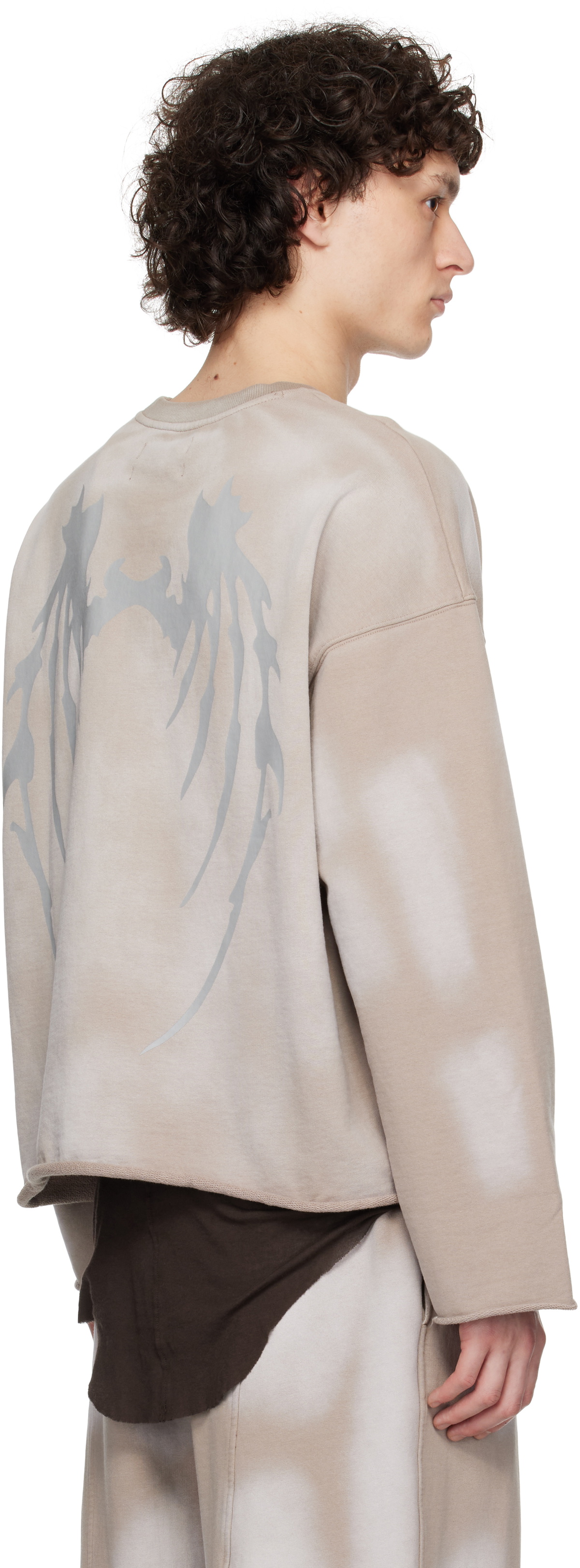 KUSIKOHC Gray Faded Sweatshirt