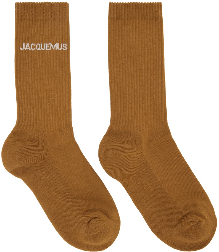 Photo: Jacquemus Brown Le Papier 'Les Chaussettes Jacquemus' Socks
