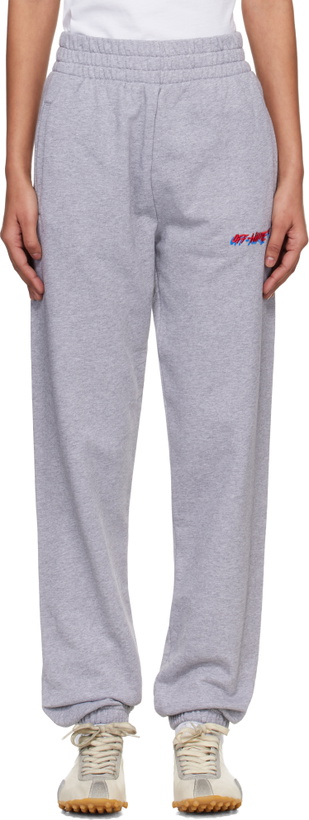 Photo: Off-White Gray Shadow Cuff Lounge Pants