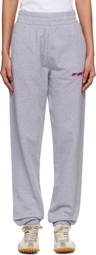 Off-White Gray Shadow Cuff Lounge Pants