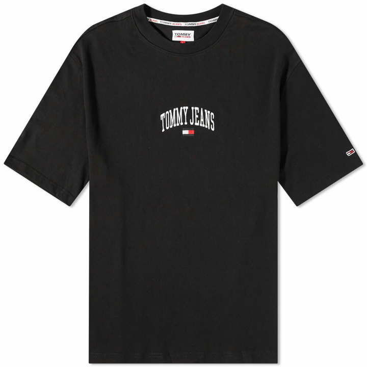 Photo: Tommy Jeans Men's Collegiate Skater T-Shirt in Black