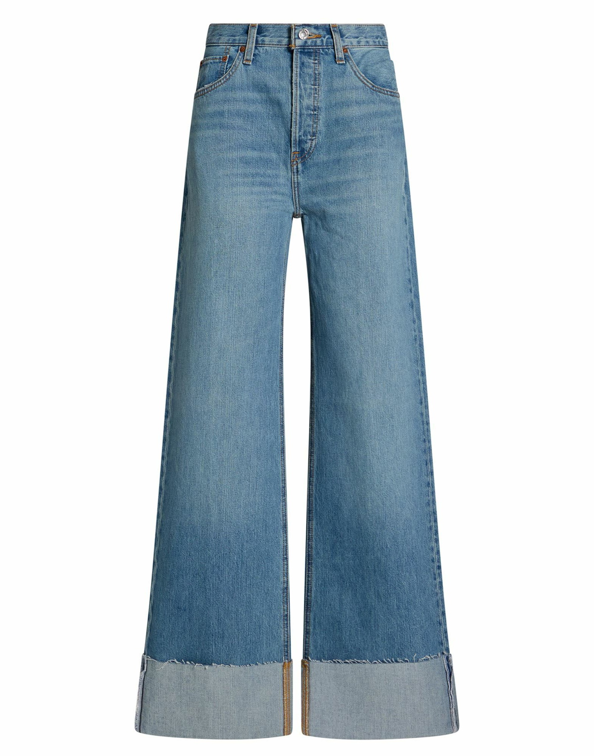 Re/done Womens Jeans in Blue