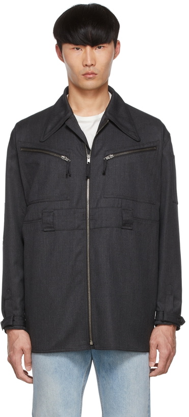 Photo: Maison Margiela Gray Wool Jacket