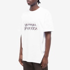 Alexander McQueen Men's Mirror Shadow Logo T-Shirt in White/Mix