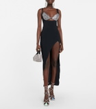 Giuseppe di Morabito Crystal-embellished maxi dress