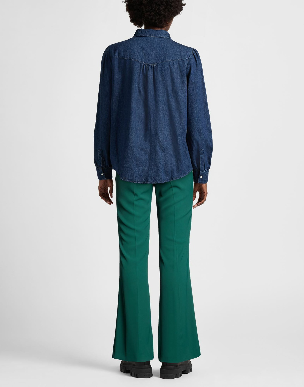 Jijil Womens Pants in Dark green