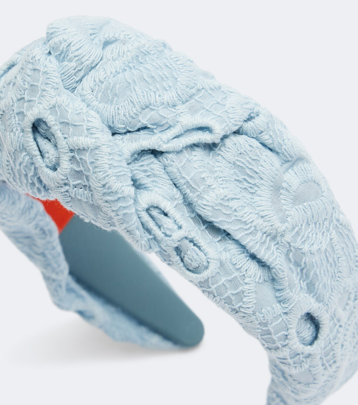 La DoubleJ Knotted printed cotton headband