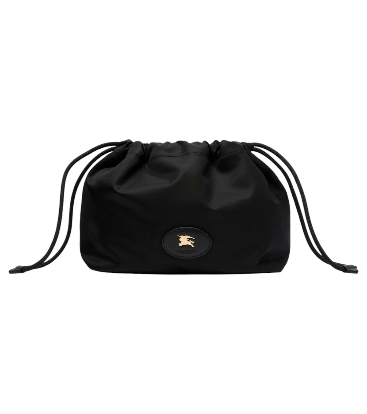 Burberry Beige Jacquard Check Drawstring Bucket Bag Burberry