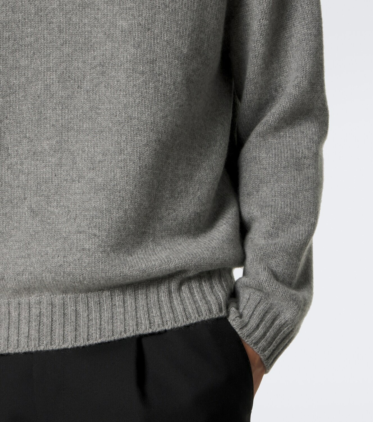 Saman Amel Sander cashmere polo sweater