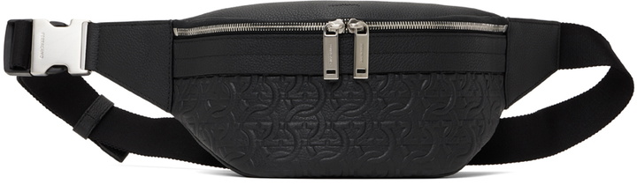 Photo: Ferragamo Black Gancini Belt Bag