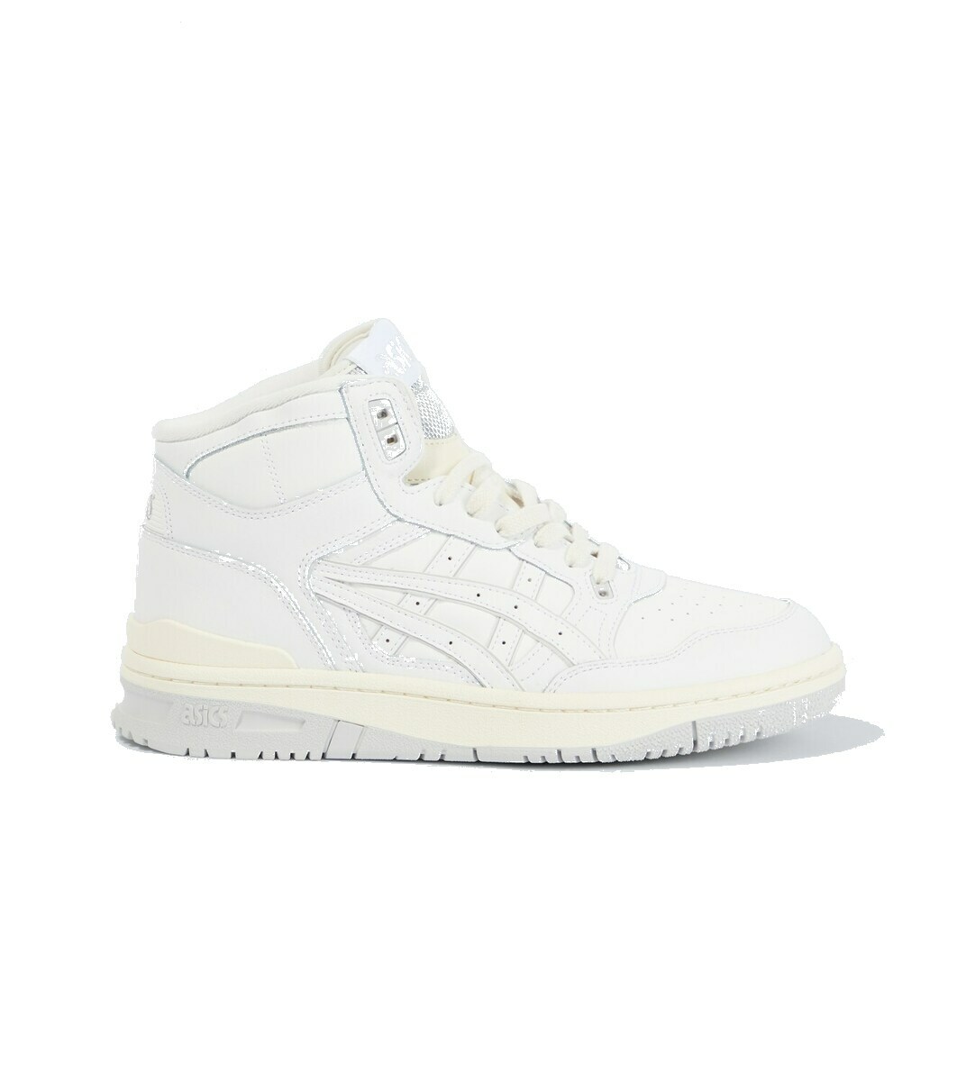 【Asics】 EX89 MTレザーハイトップスニーカー Amazon.com | ASICS Men's EX89 MT Sneakers, White/White, 10