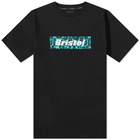 F.C. Real Bristol Men's FC Real Bristol Box Logo T-Shirt in Black