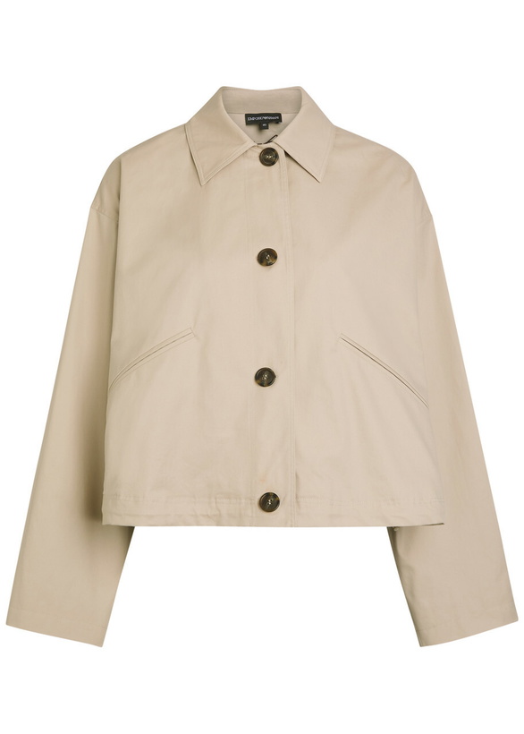Photo: Emporio Armani Cotton-twill Jacket Light Brown