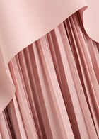 Solace London Severny Crepe Midi Dress Light Pink