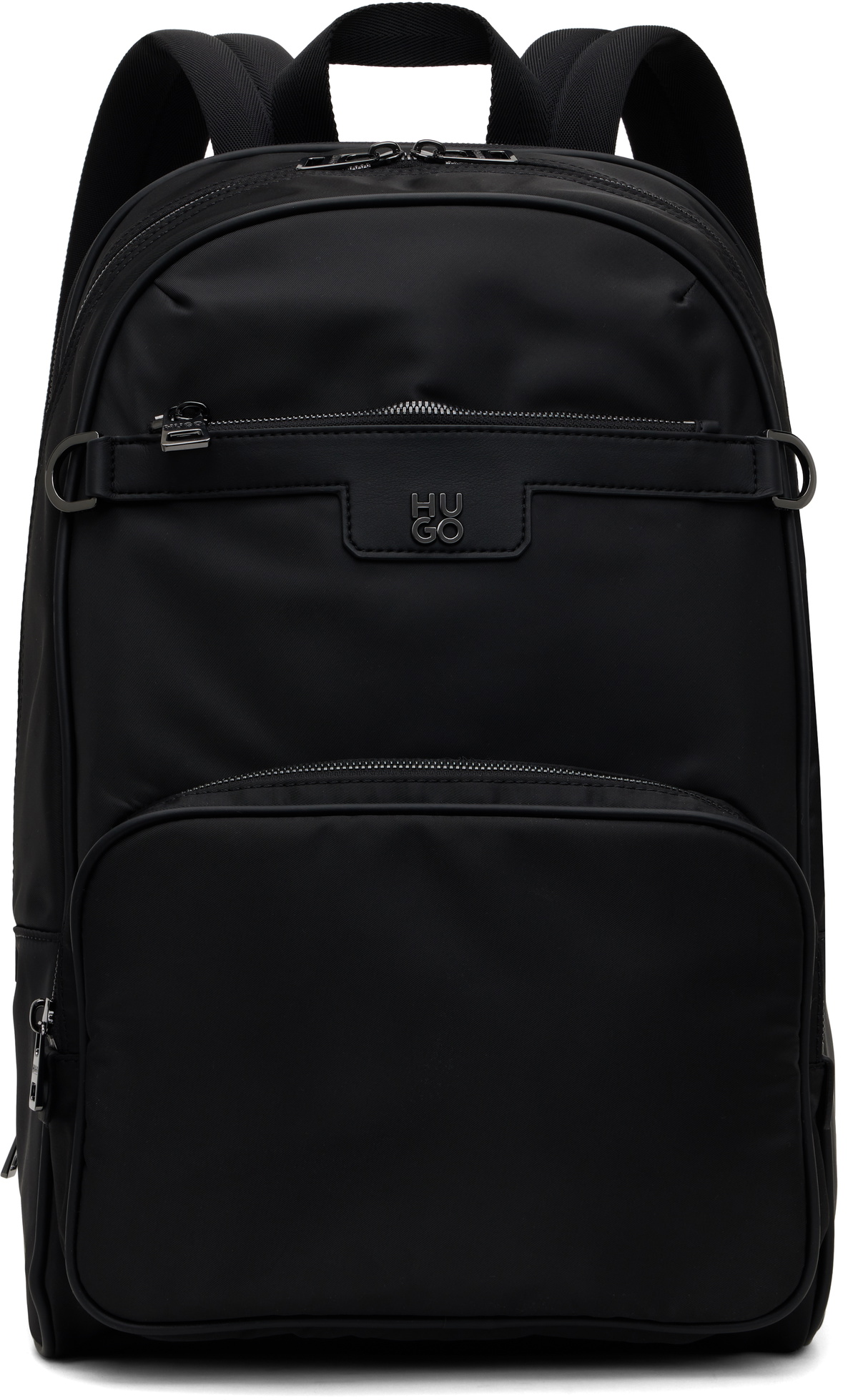 Hugo Black Logo Hardware Backpack Hugo Boss