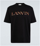 Lanvin Logo embroidered cotton T-shirt