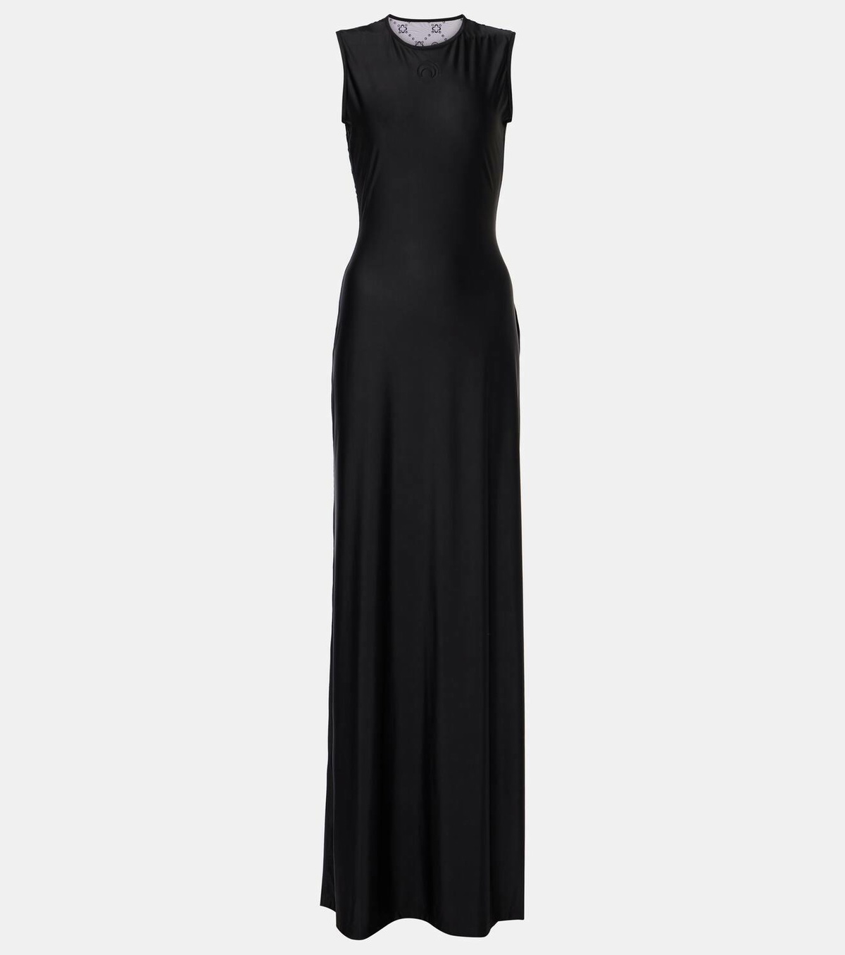 Marine Serre Draped jersey maxi dress