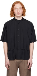 HOMME PLISSÉ ISSEY MIYAKE Black Edge Shirt