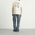 Nudie Jeans Co Men's Roy NJCO Pin T-Shirt in Chalk White