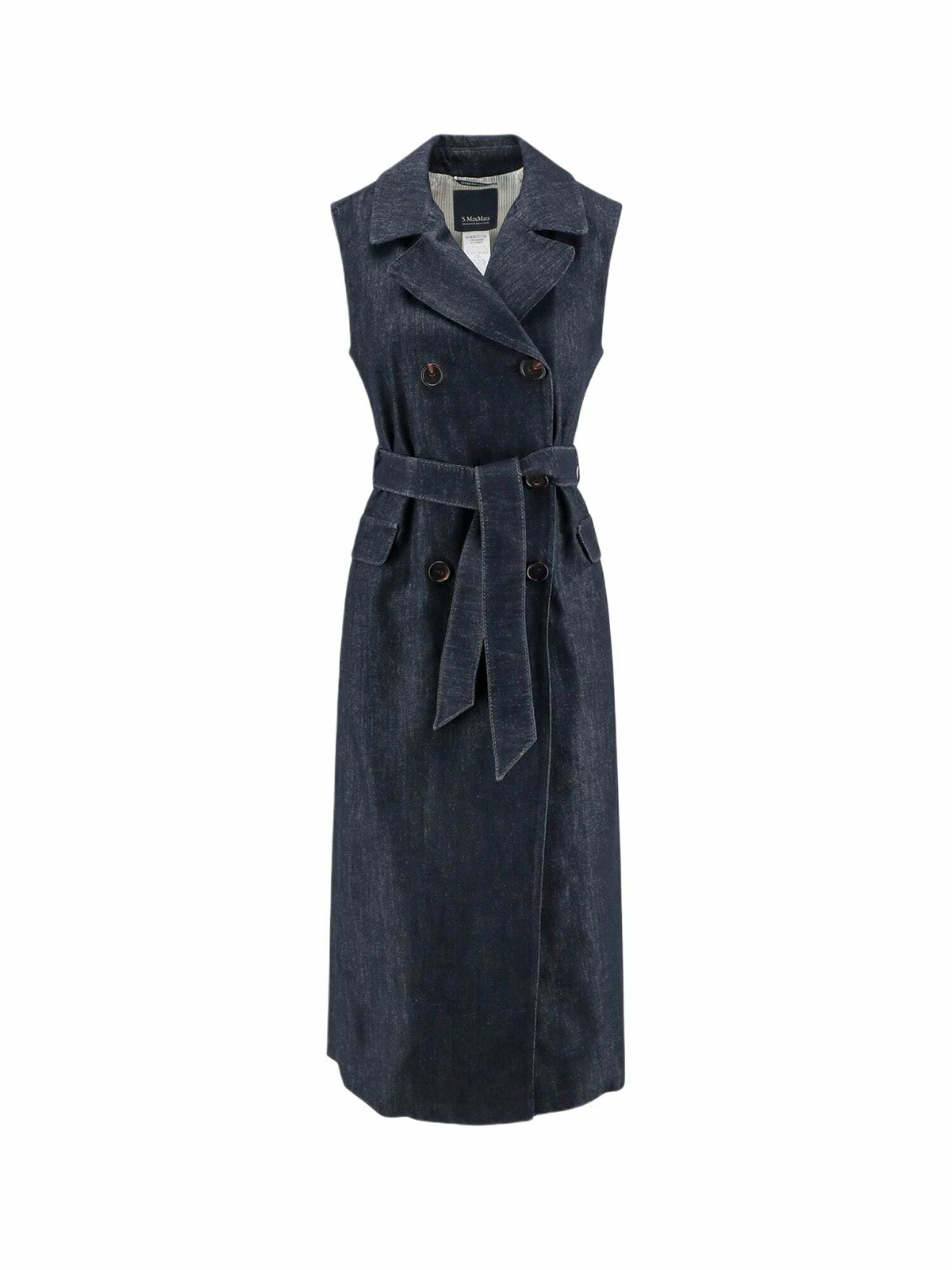 'S Max Mara◆VALERY◆デニム ミディワンピース Valery denim midi dress in blue - S Max Mara | Mytheresa