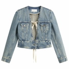 Maison Margiela Women's Denim Jacket in Ice Blue