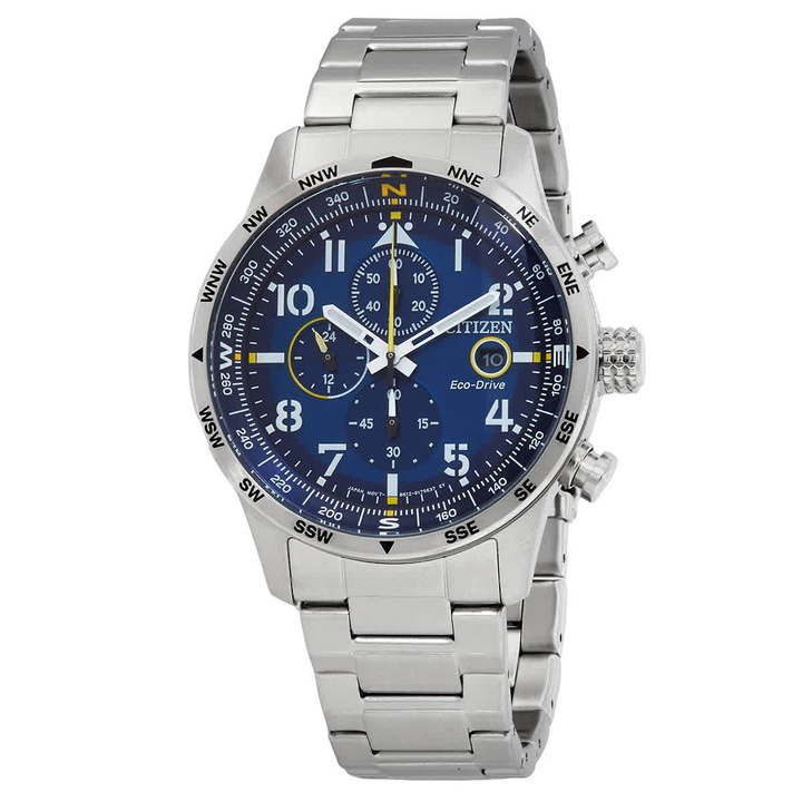 Photo: Citizen Chronograph Blue Dial Mens Watch CA0790-83L