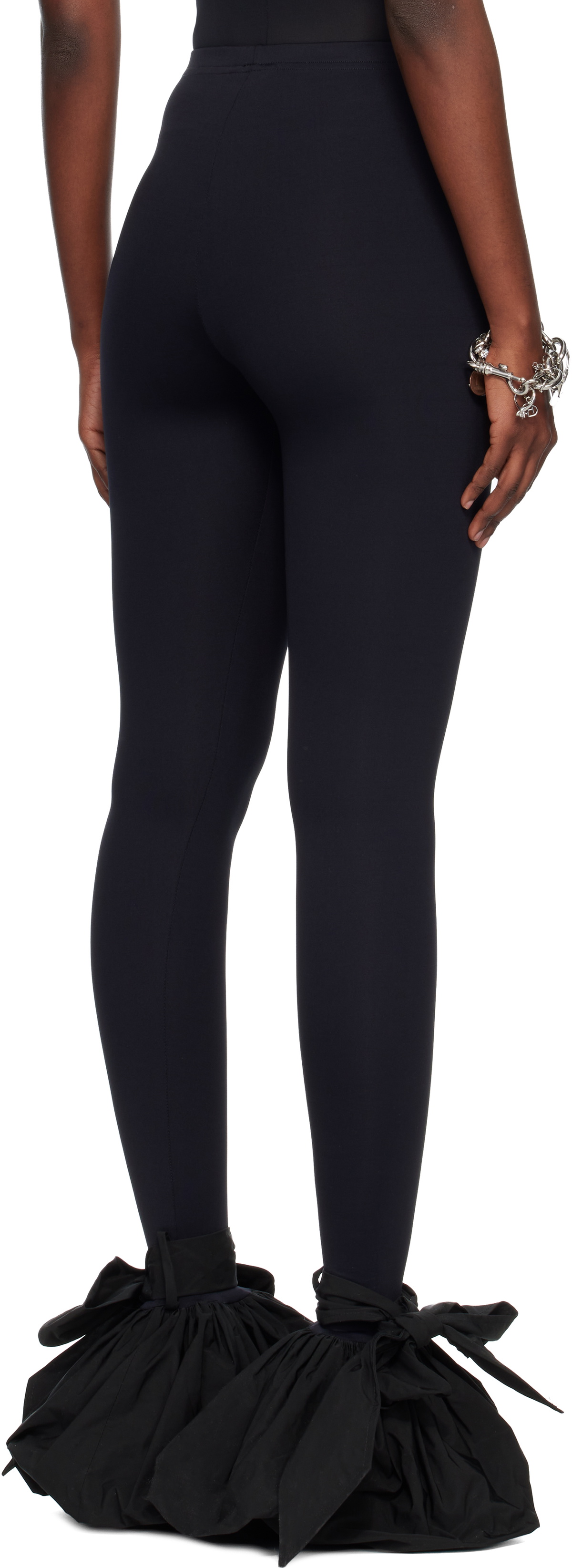 VAQUERA Black Pouf Leggings