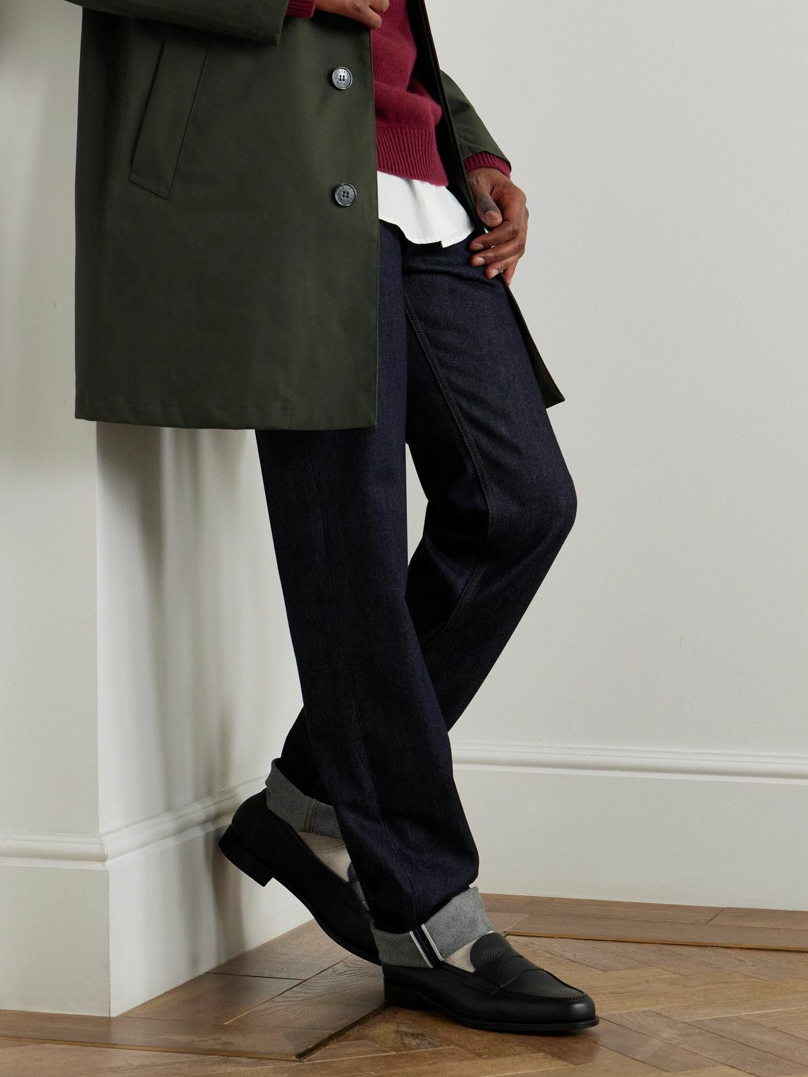 EDWARD GREEN ローファー　ブラックカーフPIMLICO EDWARD GREEN ローファー ブラックカーフPIMLICO - メルカリ