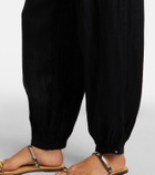 Velvet Camber linen balloon pants