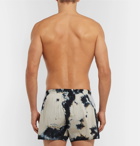 Anonymous Ism - Tie-Dyed Cotton Boxer Shorts - Navy
