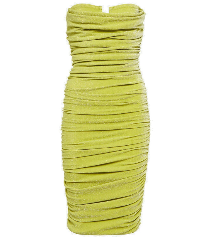 Photo: Bananhot Strapless ruched midi dress