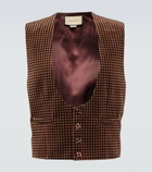 Gucci - Polka-dot velvet vest