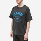 Adidas Men's Blue Version Club T-Shirt in Black