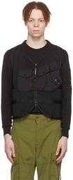 C.P. Company Black Nylon Vest