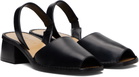 HEREU Black Altet Heeled Sandals