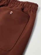 Needles - Straight-Leg Logo-Embroidered Jersey Track Pants - Brown