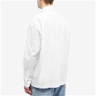 Jacquemus Men's Long Sleeve Logo Sun Shirt in White