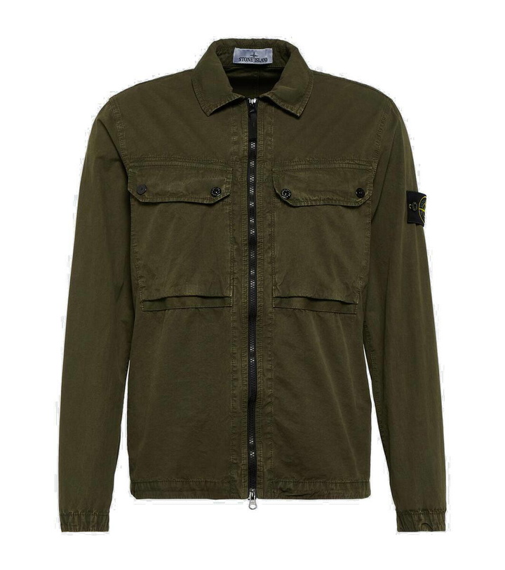 Photo: Stone Island Canvas overshirt