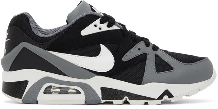 Photo: Nike Black & Grey Air Structure Sneakers