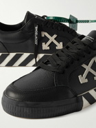 Off-White - Full-Grain Leather Sneakers - Black
