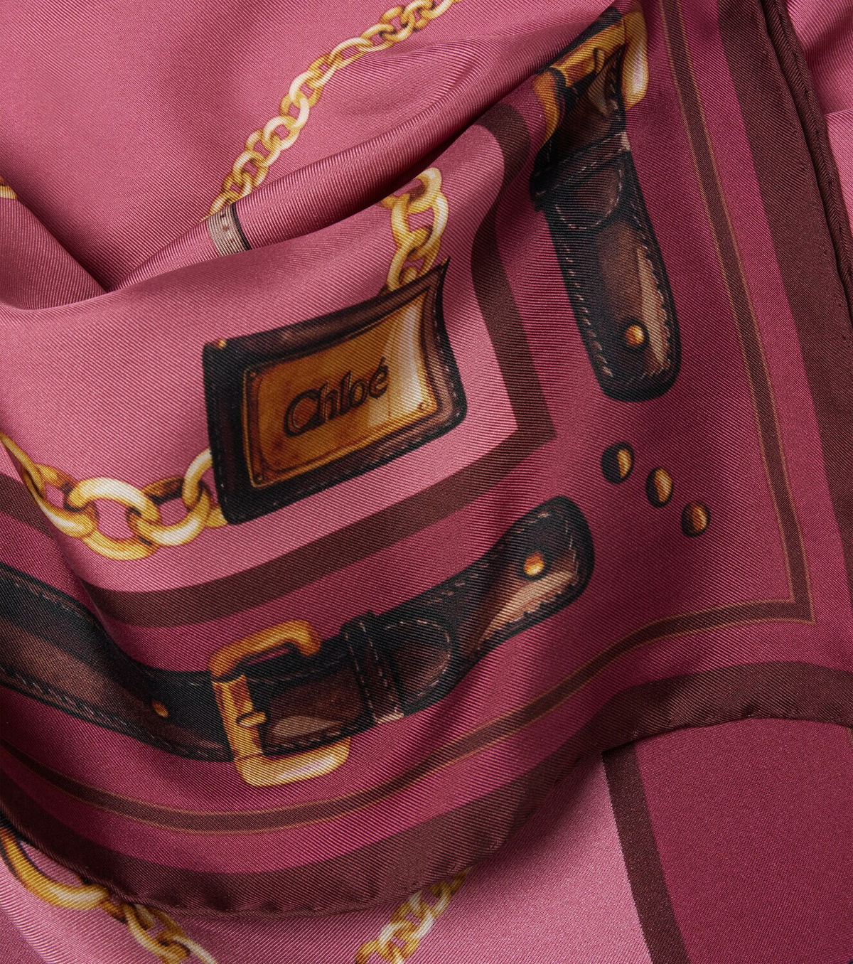 Chloé Paddington silk scarf