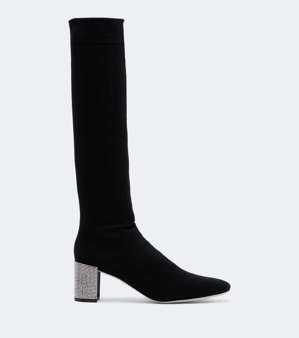 Rene Caovilla Sonia crystal-embellished knee-high boots