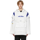 ADER error SSENSE Exclusive White ASCC Oversized Layered Anorak Jacket