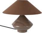 Los Objetos Decorativos Brown Conical Table Lamp