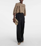 Brunello Cucinelli Sequined suede espadrilles