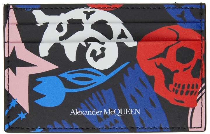 Photo: Alexander McQueen Multicolor Paper Cut Card Holder